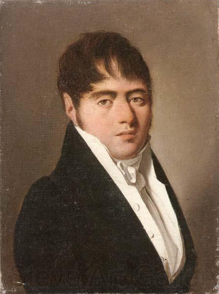 Louis-Leopold Boilly Portrait of maurice martin Norge oil painting art